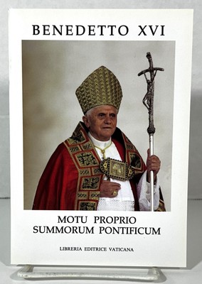 Benedetto XVI Motu Proprio Summorum Pontificum 2007 Softcover