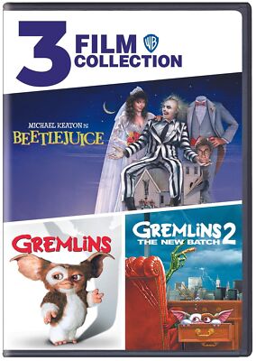 Beetlejuice / Gremlins / Gremlins The New Batch DVD  NEW