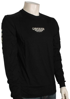 

Футболка Quiksilver Omni Check LS — черная — новинка, Черный