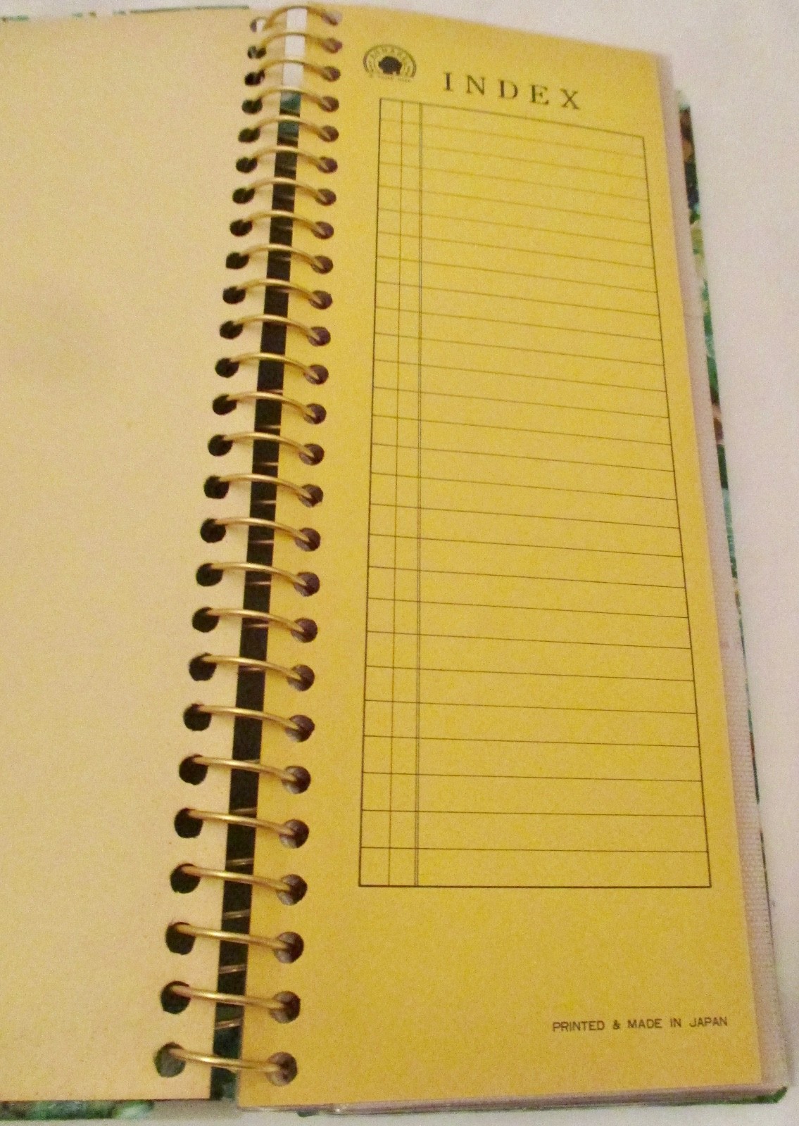 New Vintage 1970s Mod Hippie Flower Power Photo Album Blue Green 16 Pages