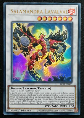 SALAMANDRA LAVALVAL Ultra Rara in Italiano GFTP-IT003  YUGIOH