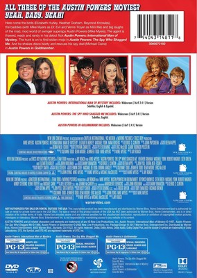 Austin Powers Trilogy DVD Mike Myers NEW