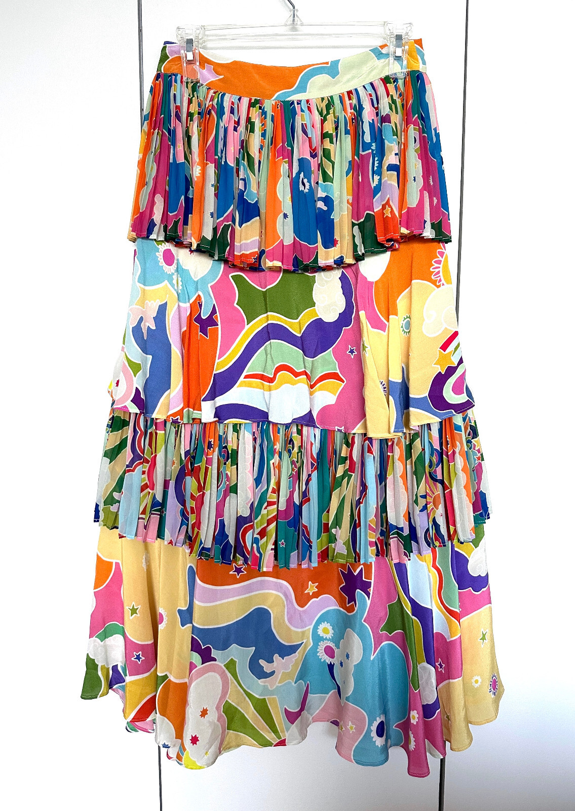 スカート Smyeon Multi ribbon tiered skirt Multi ribbon tiered skirt/マルチリボンティアードスカート