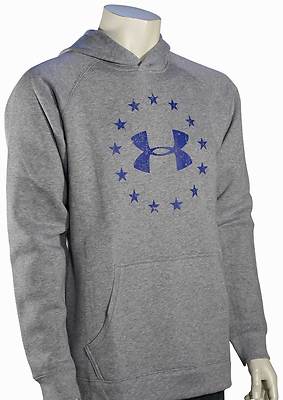 

Пуловер с капюшоном Under Armour Freedom — настоящий серый вереск/ультрасиний — новинка, Grays