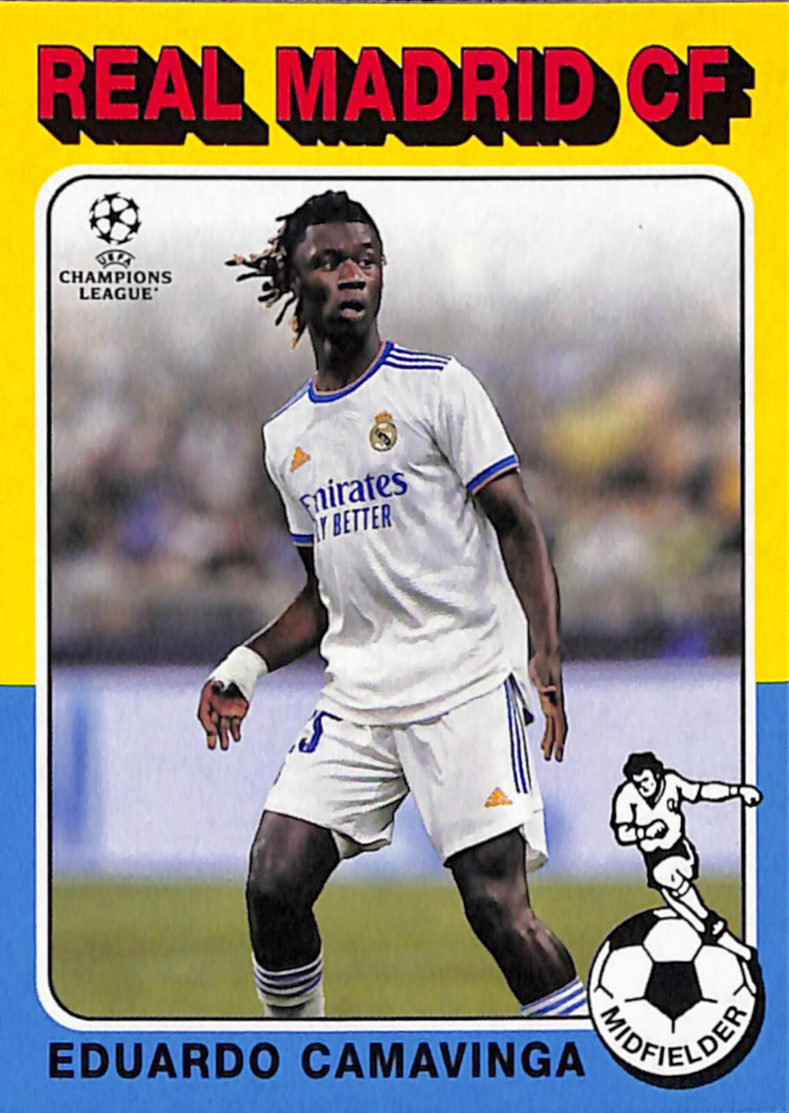 2021-22 Topps UEFA Champions League #75-17 EDUARDO CAMAVINGA