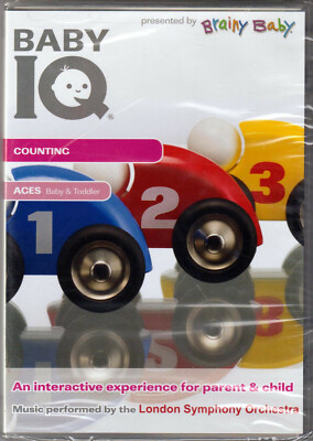 BABY IQ Brainy COUNTING Math NUMBERS on a DVD of CHILDRENS Kid LEARN Music VIDEO