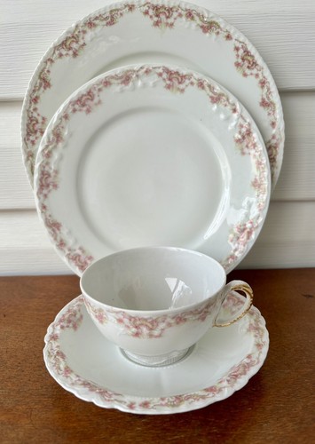 皿・プレート helen Theodore Haviland Limoges China Place Setting Schleiger 599