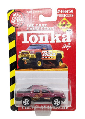 Maisto 2000 Tonka Chevy Avalanche Collection 2 Diecast 1:64 Scale Truck