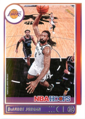 DeAndre Jordan 2021-22 NBA Hoops Basketball Base Card #107