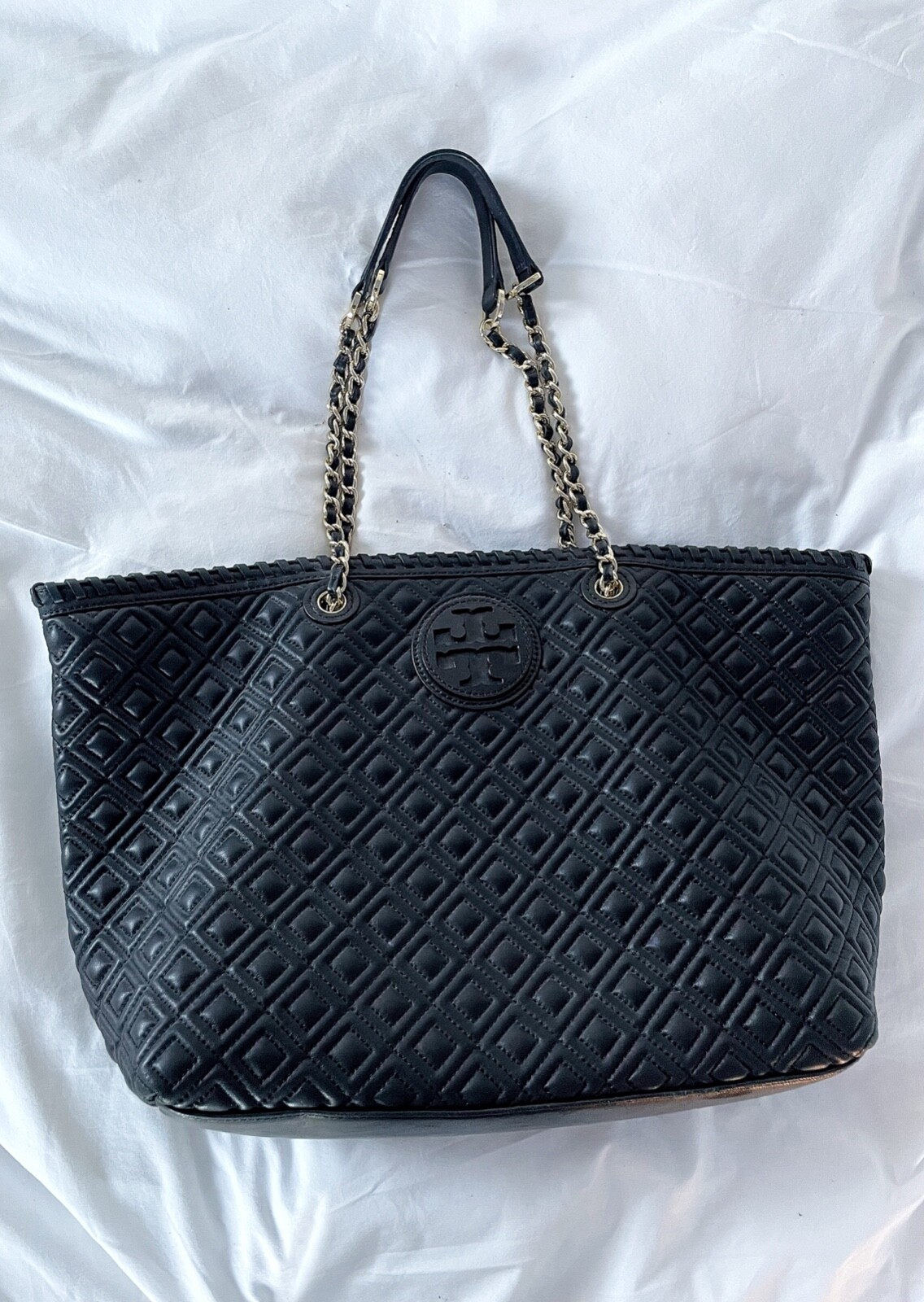 Tory Burch Marion Quilted Large Tote Bag