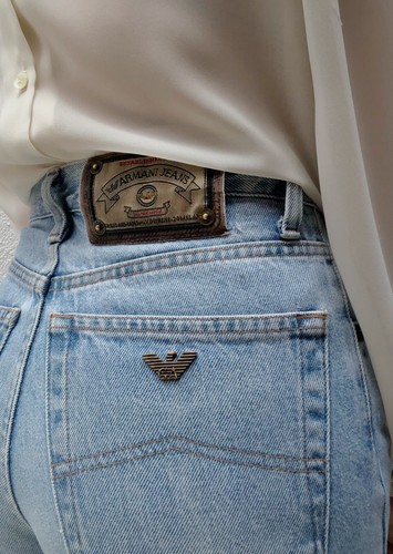 90s~ Armani Jeans design zip nylon foodie | sui
