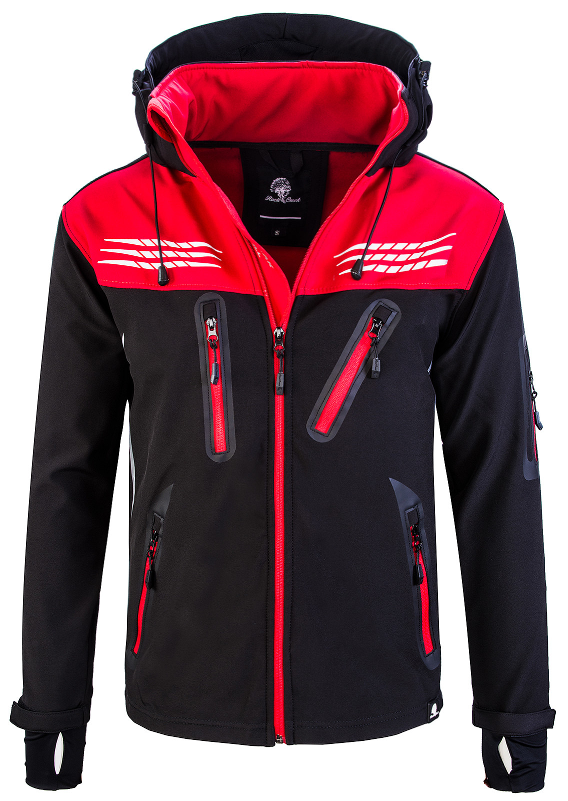 Rock Creek Herren Softshell Jacke H-292 - Outdoor Jacke Wasserabweisend