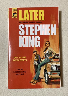 LATER by Stephen King 2021 Hard Case Crime Book Softcover Paperback FREE SH