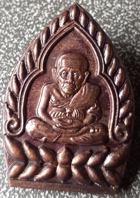 PHRA COIN'' LP TUAD  MAGIC MANTRA BLESSED FOR LUCKY RICH ,B.E.2556 THAI AMULET