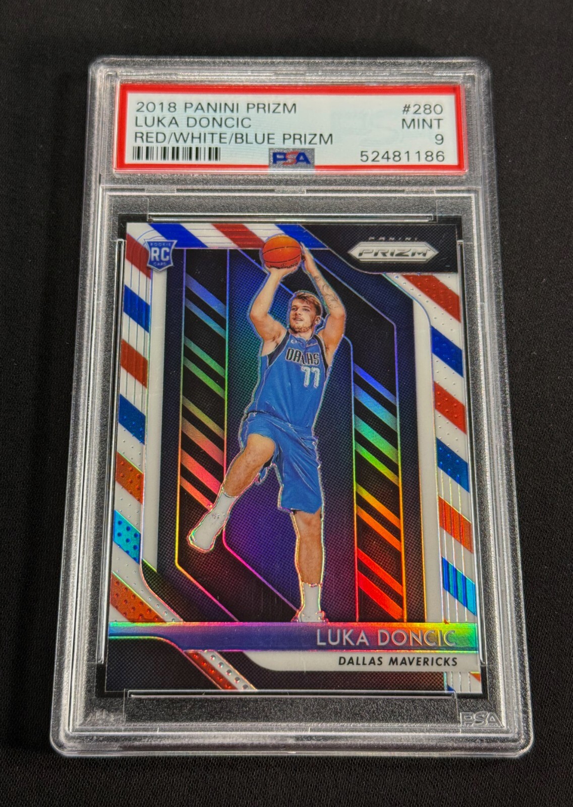 その他 2018 Luka Doncic Prizm Rc PSA #280 LUKA DONCIC 2018 PANINI PRIZM #280 RED WHITE BLUE PARALLEL ROOKIE