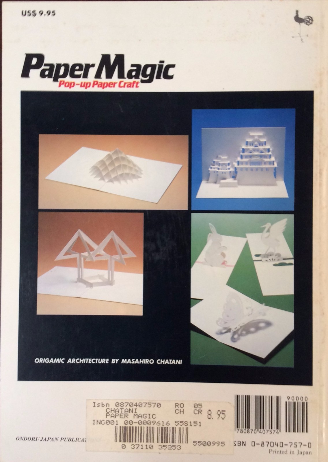 Paper Magic : Pop-Up Paper Craft by Masahiro Chatani (1988 ...