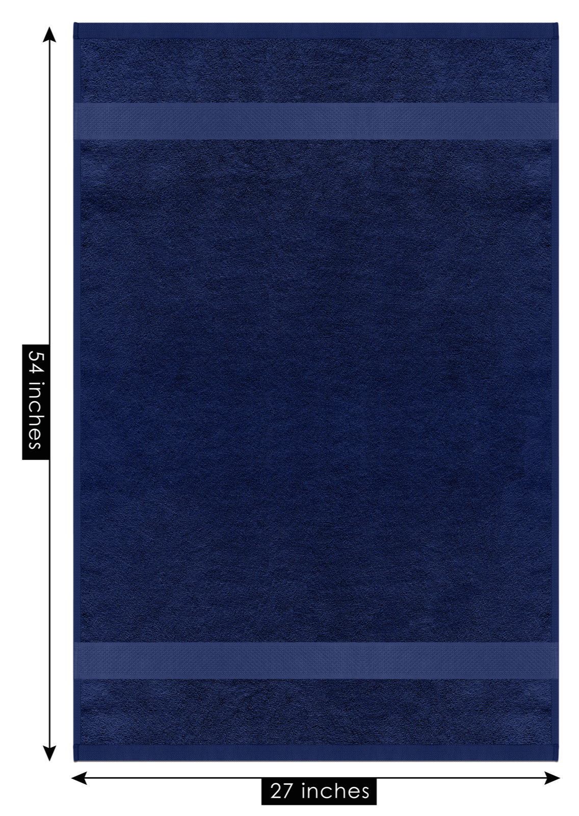 8 PIECES BLUE TOWEL GIFT SET (2 BATH, 2 HAND, 4 WASHCLOTH TOWELS ) 100% COTTON