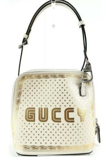 GUCCI グッチ×SEGA コラボ クラッチバッグ ディープターコイズ