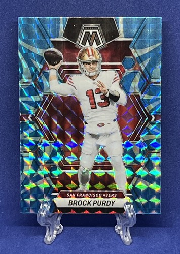 2023 Panini Mosaic Brock Purdy Reactive Blue Prizm #211 San