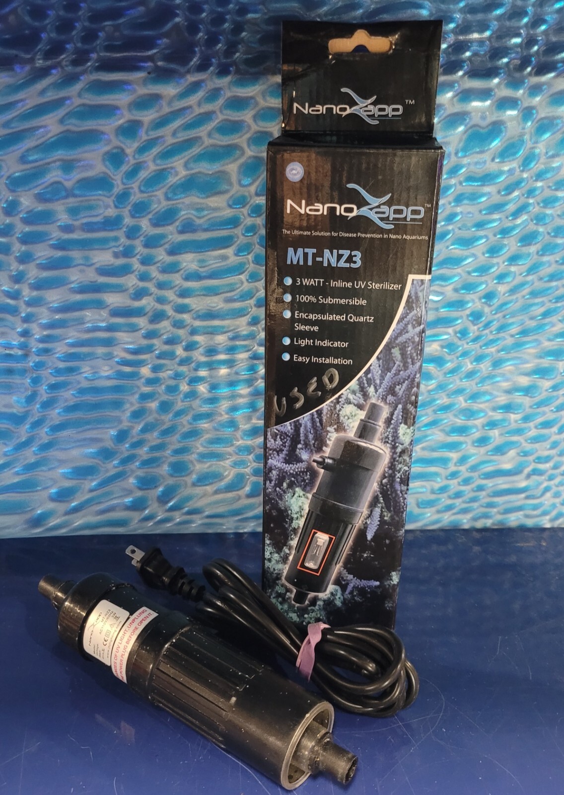 JBJ NANOZAPP 3 Watt Inline UV Sterilizer
