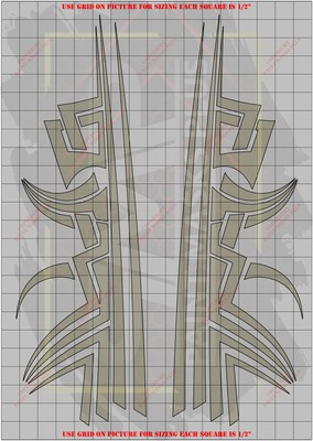 TRB4002S Tribal Speed Paint Mask Kit