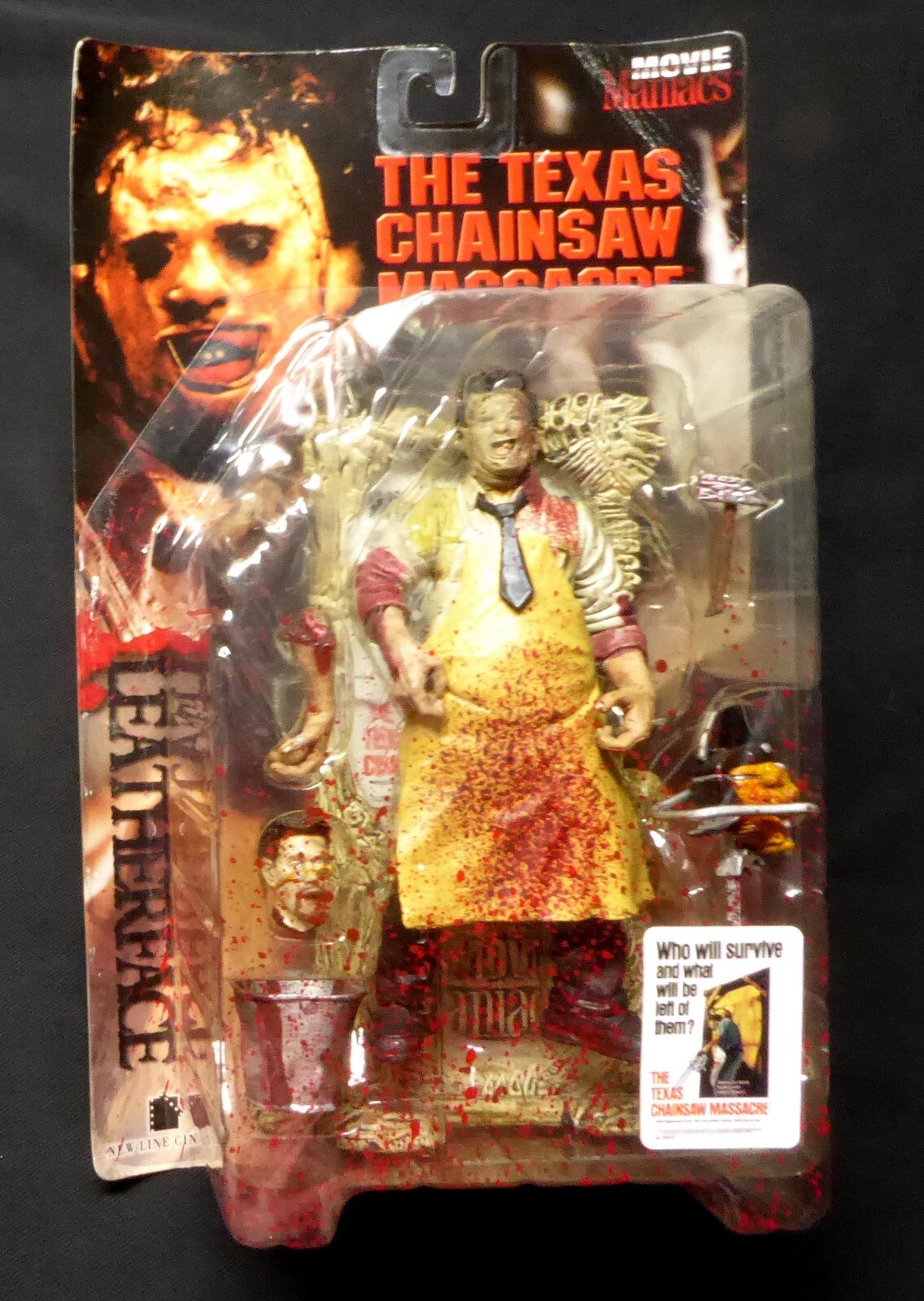 Super Bloody Leatherface Variant Figure New 1998 McFarlane