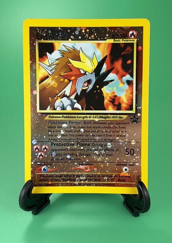 Entei #34 Black Star Promo Reverse Holo Rare Vintage Pokemon
