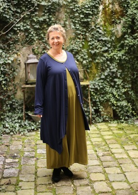 PRIVATSACHEN PRIVATSACHEN - LAGENLOOK SHIRT JACKE LARVEGAN GR 44 46 48 50 52 54 56 - RAUM