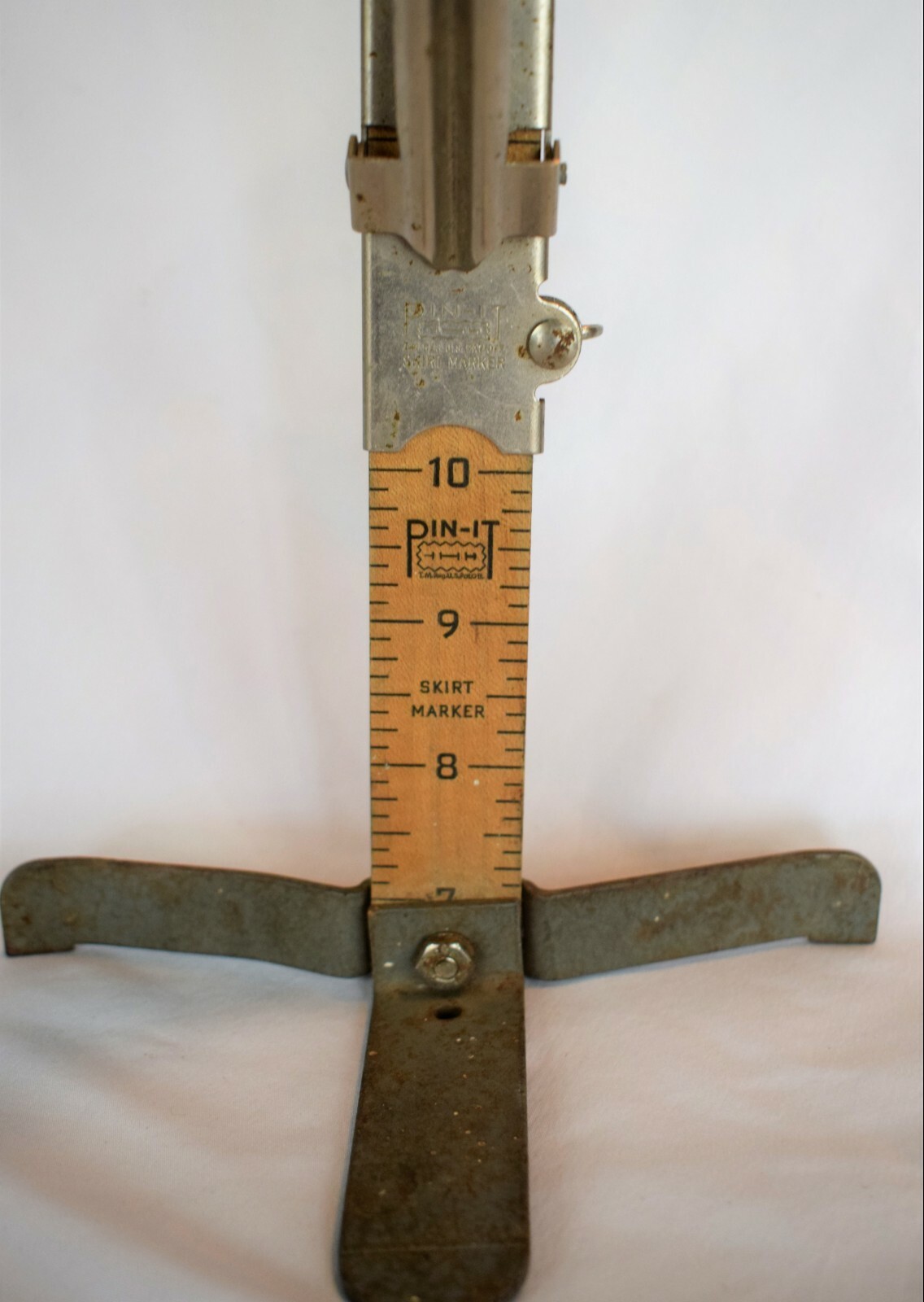 Vintage Wood Pin It Skirt Marker Sewing Wood  Ruler by Orco Products