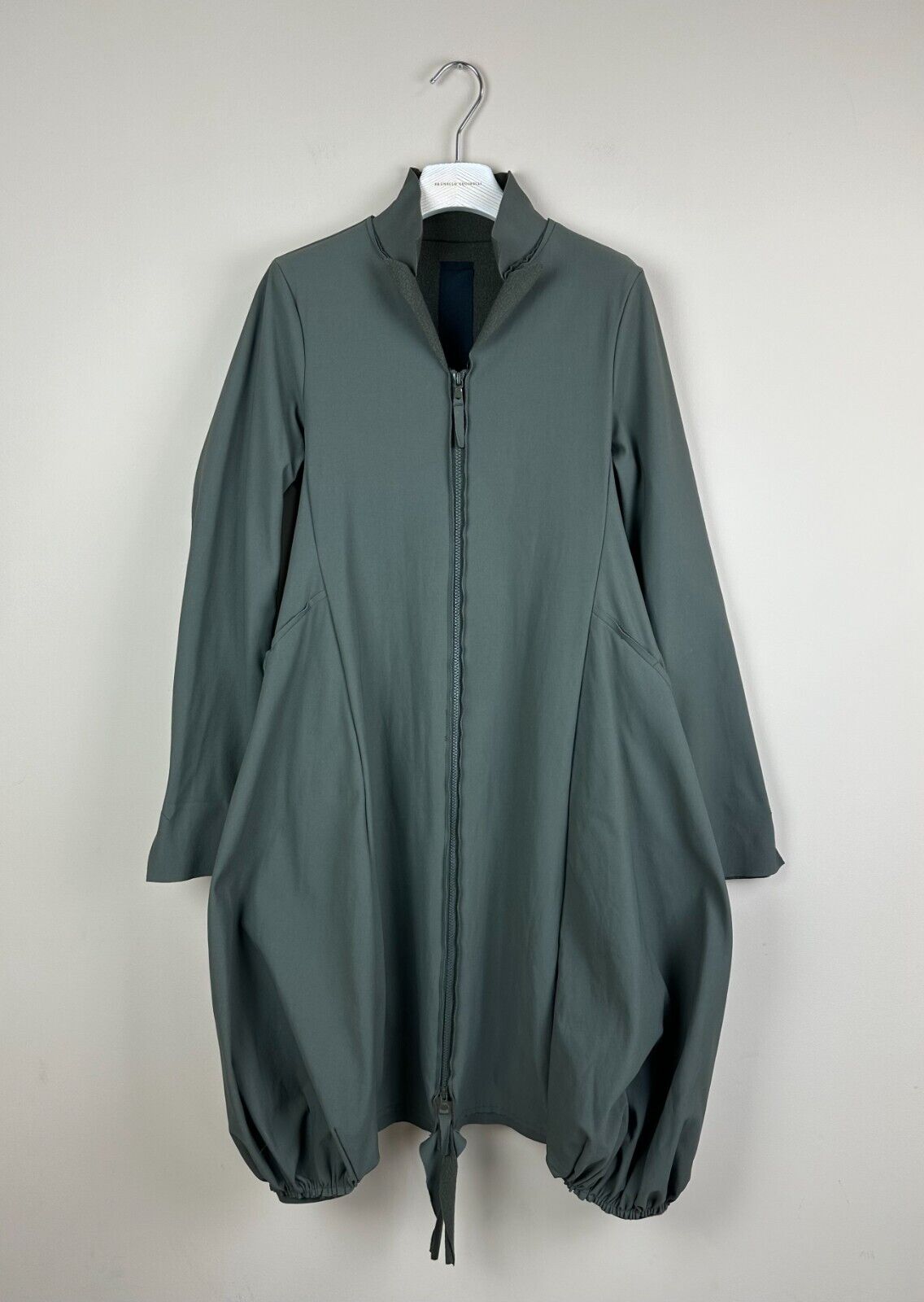RUNDHOLZ Balloon Bubble Hem Zip Coat Jacket Avant garde Boho 38 090 266799297398
