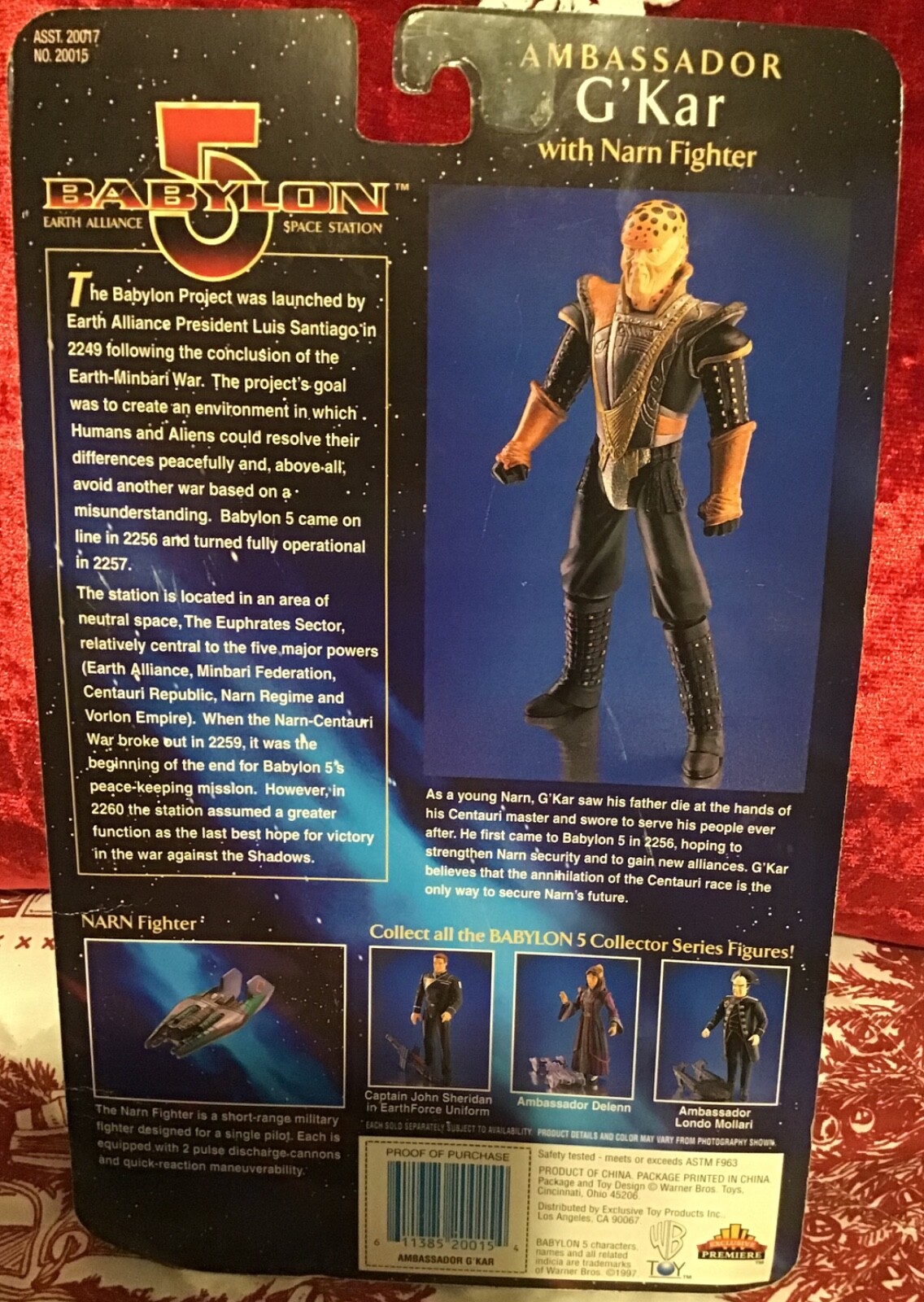 1997 Babylon 5 Ambassador G’Kar 6