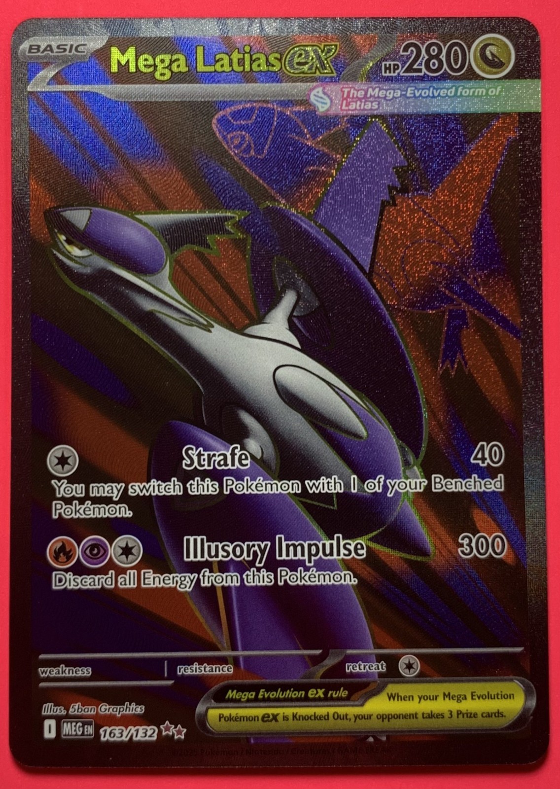 Pokemon TCG - Ultra Rare Mega Latias ex 163/132 - Mega Evolution