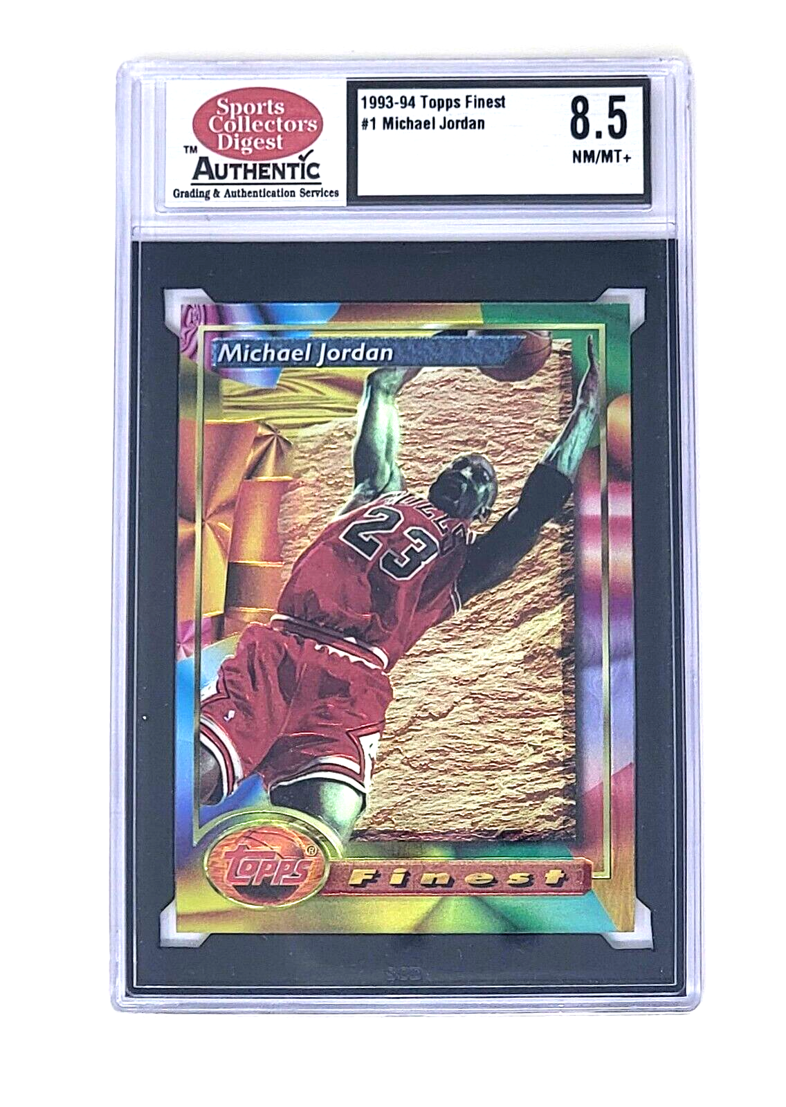新しい季節 1993-94 Michael NM/MT+ 8.5 SCD #1 Finest Topps Jordan シングルカード
