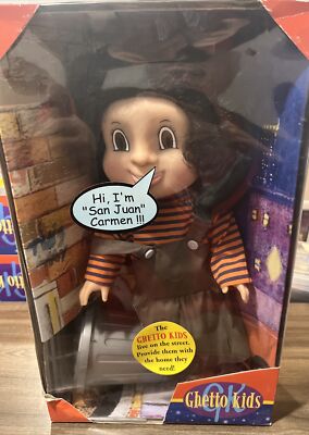 GHETTO KIDS TEEN GIRL DOLL SAN JUAN CARMEN #GK004 SUPER RARE NEW IN BOX