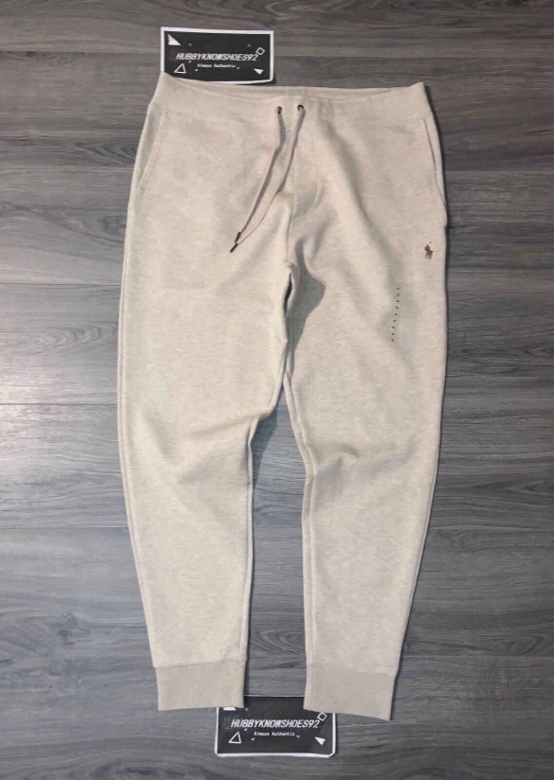 POLO RALPH LAUREN Men's Dune Tan Heather Double Knit Jogger POLO RALPH LAUREN Men's Dune Tan Heather Double Knit Jogger