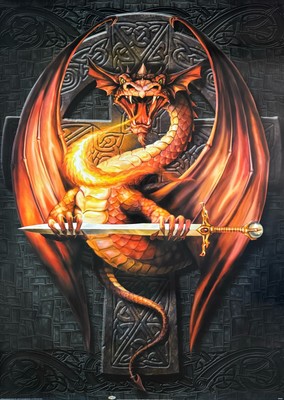 Affiche / Poster - ALCHEMY - GOTHIC - CELTIC GUARDIAN - 61x91cm