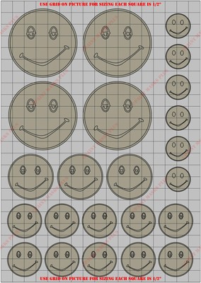 GEN6055S High Smiley Solvent Based Vinyl Masking/ Stencil Kit