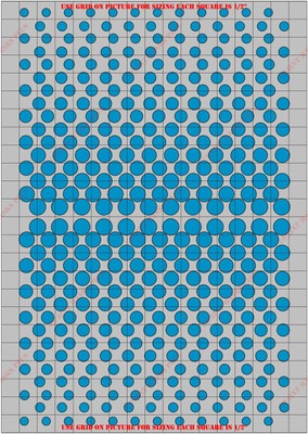 SHS3701PT Gradient Circles General Paint Mask/ Stencil Kit