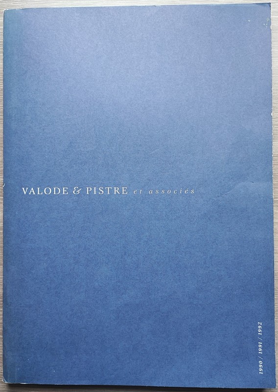 Valode & Pistre Et AssociÃ©S. 1990 / 1991 / 1992. Architectures IllustrÃ©Es.