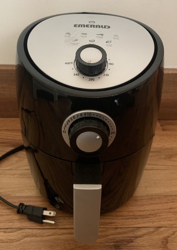 Olla Freidora De Aire Pequeña 1000W 2 Litros 400°F Para Papas Fritas En Oferta