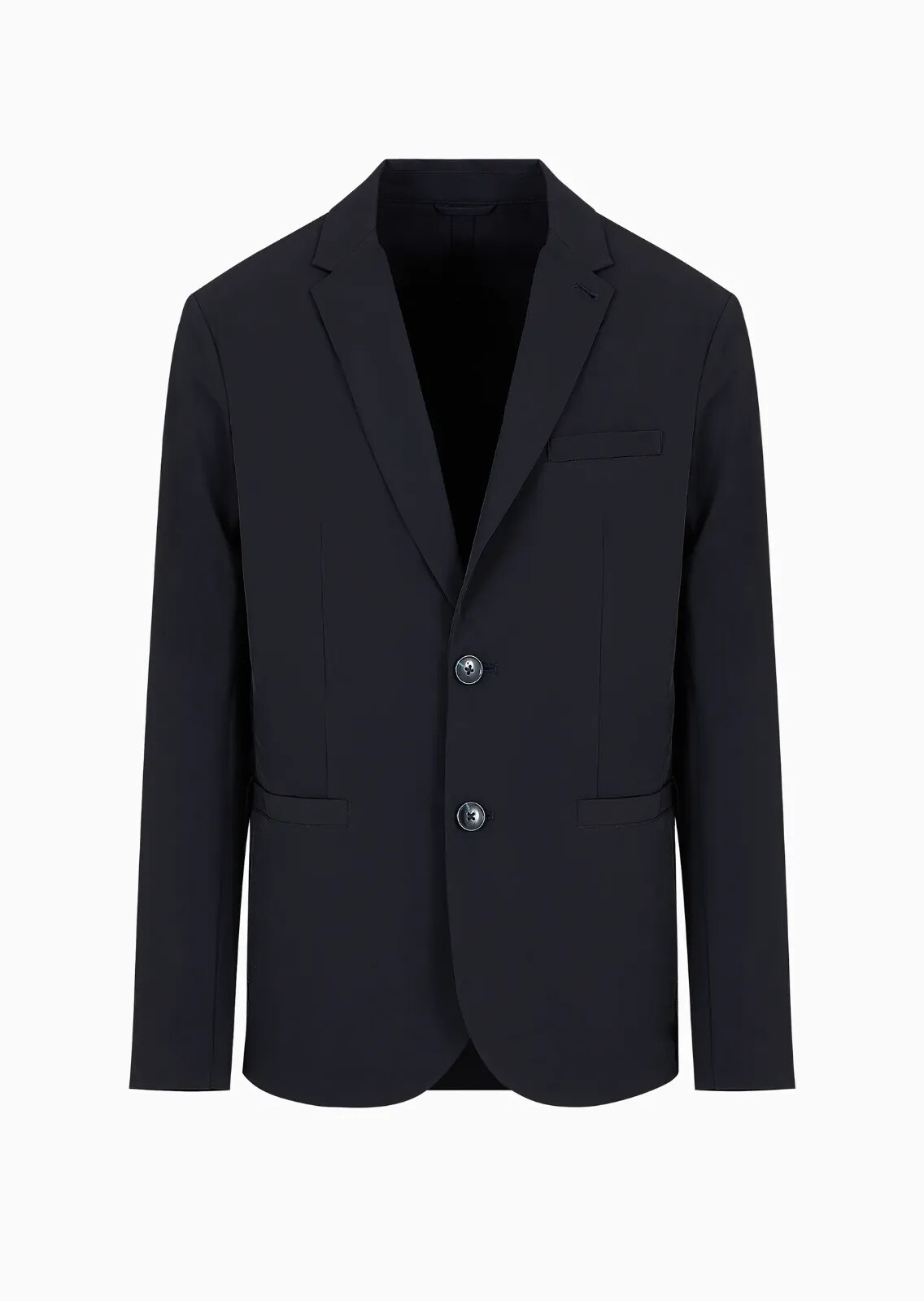 Pre-owned Armani Exchange Jacket Blazer Tech  Man 8nzg49 Znjzz 1583 Blue In 1583 Midnight Blue