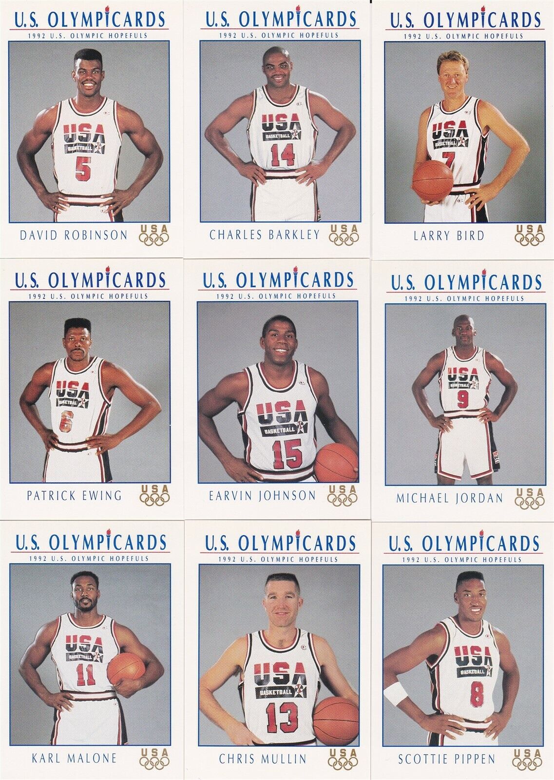 DREAM TEAM Basketball 1992 USA Olympics Michael Jordan Magic DREAM TEAM Basketball 1992 USA Olympics Michael Jordan Magic
