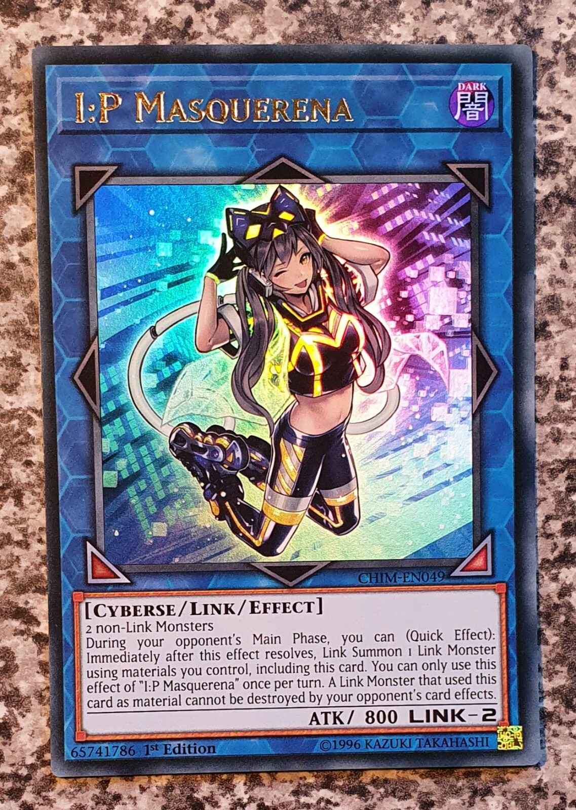 Yugioh I:P Masquerena CHIM-EN049 Ultra Rare 1st Edition MINT Yugioh I:P Masquerena CHIM-EN049 Ultra Rare 1st Edition MINT