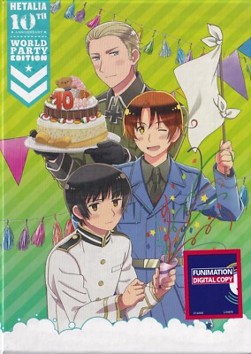 Hetalia 10th Anniversary World Party Ed. Collection Two (DVD, 2019, 2-Disc Set)