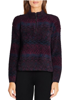 NWT Marika Womens Carson 1/4 Zip Sherpa Pullover Size XXL $48