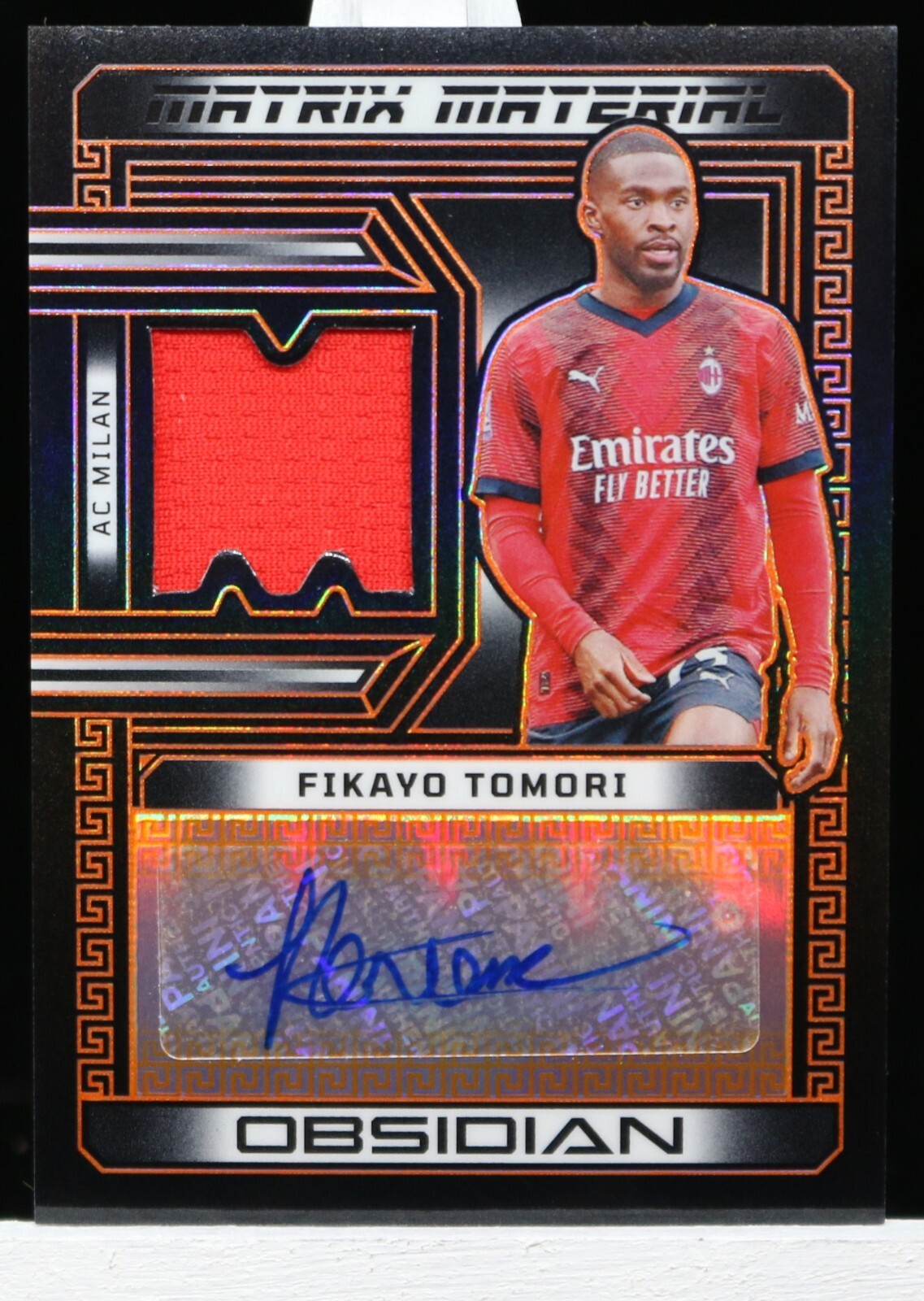 2023-24 Panini Obsidian Fikayo Tomori Matrix Patch Auto