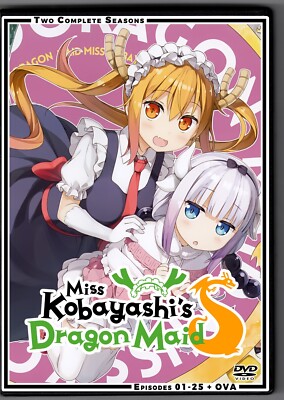 Miss Kobayashi's Dragon Maid Episodes 01 - 25 + OVA English Dubbed Anime DVDs