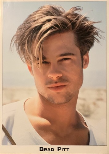 BRAD PITT INTEGRAL SILVER ポスター Brad Pitt Young Poster 24 X 36 | eBay