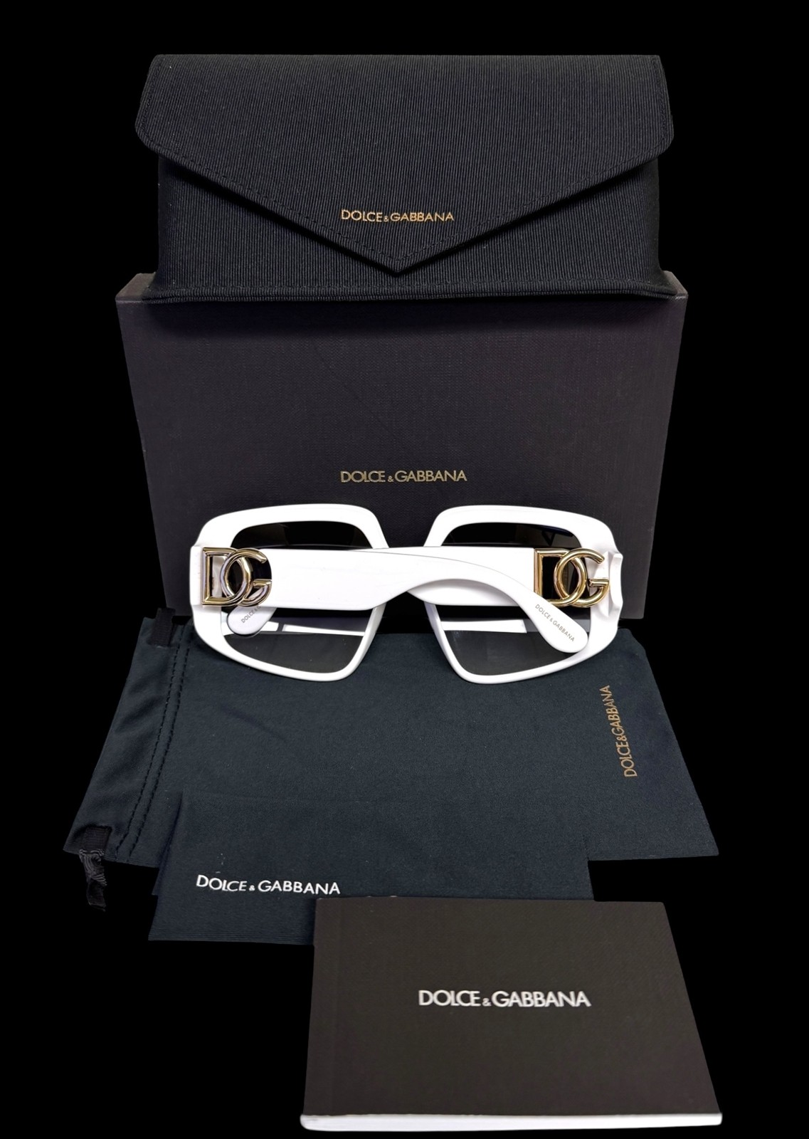Dolce Gabbana Sunglasses DG 4386 3312/19 Oversized White