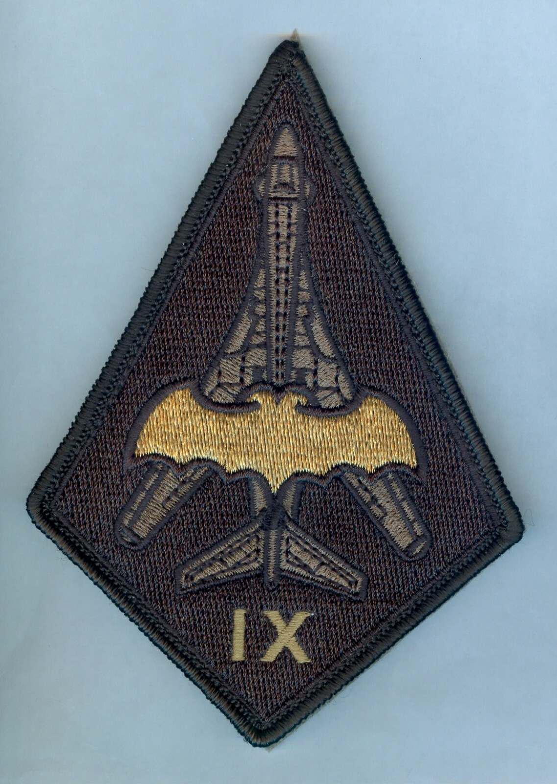 米空軍 9th Bomb Squadron パッチセット 9th Bomb Squadron - Bat Bone - OCP